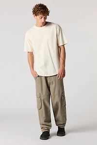 T-shirt classique à encolure dégagée