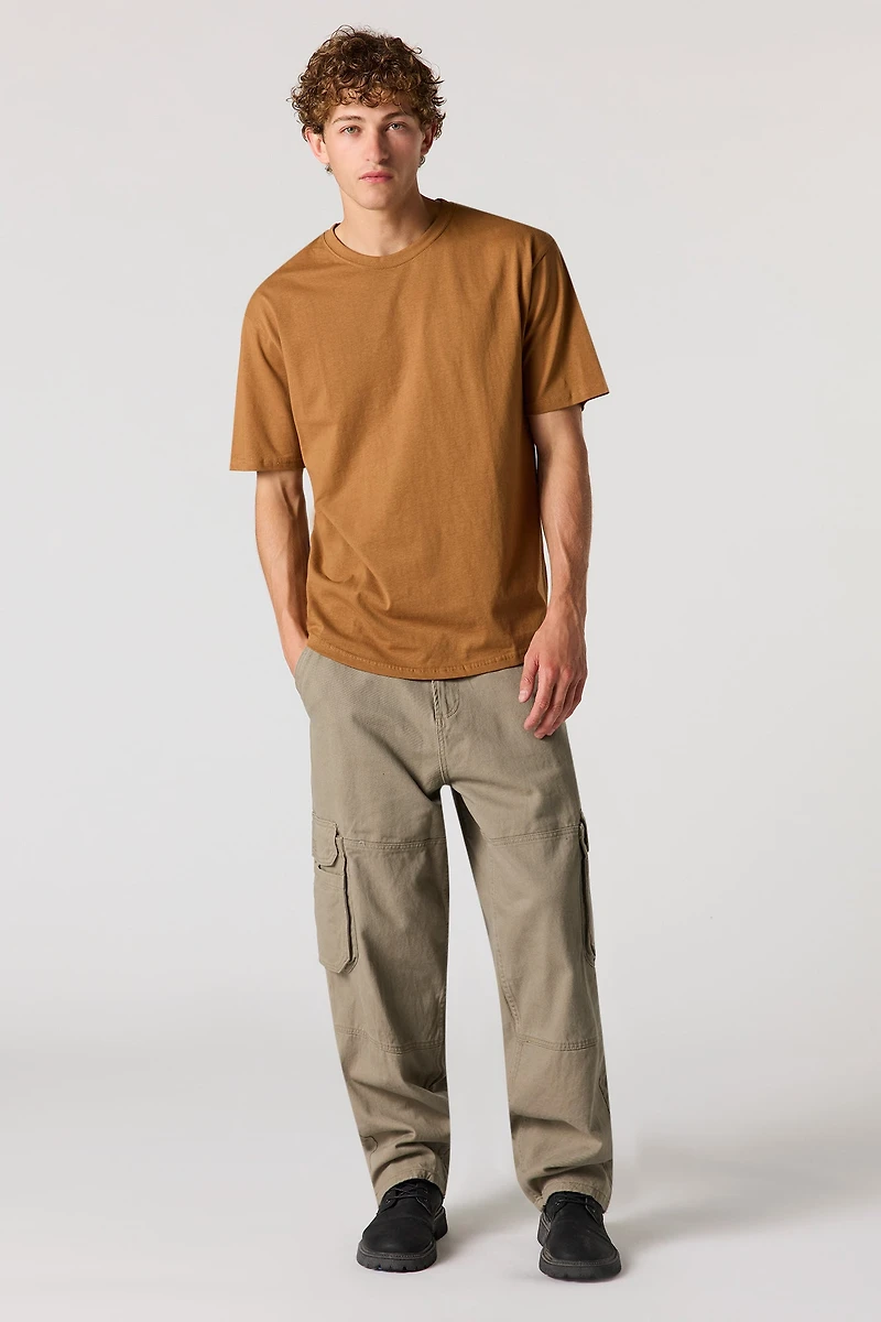 T-shirt classique à encolure dégagée