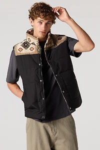 Tapestry Trim Vest