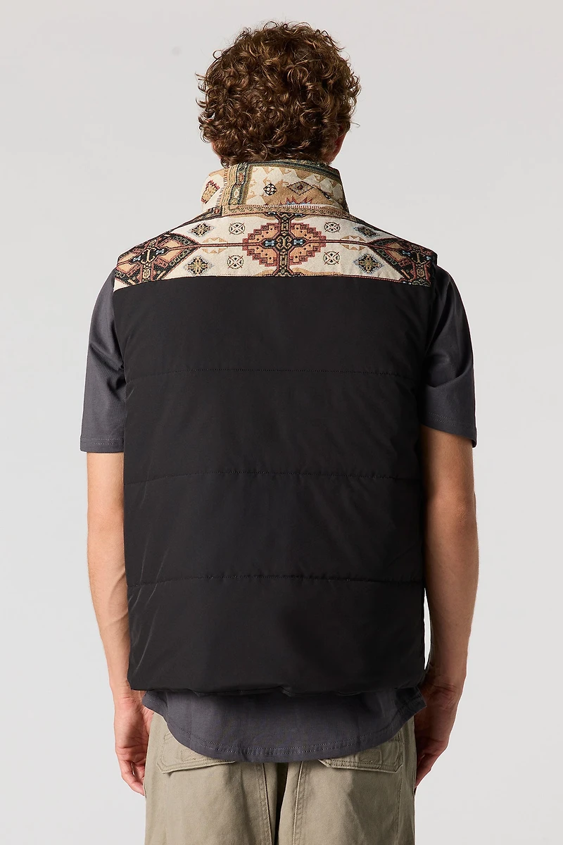 Veste avec liséré tapisserie