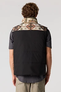 Veste avec liséré tapisserie