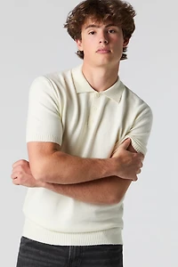 Knit Polo Top