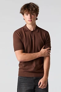 Knit Polo Top