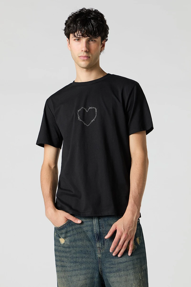 T-shirt à imprimé Love Hurts