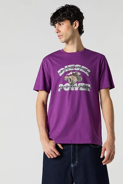 T-shirt à imprimé Diesel