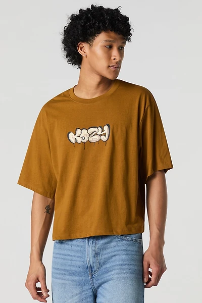 T-shirt carré à imprimé Kozy