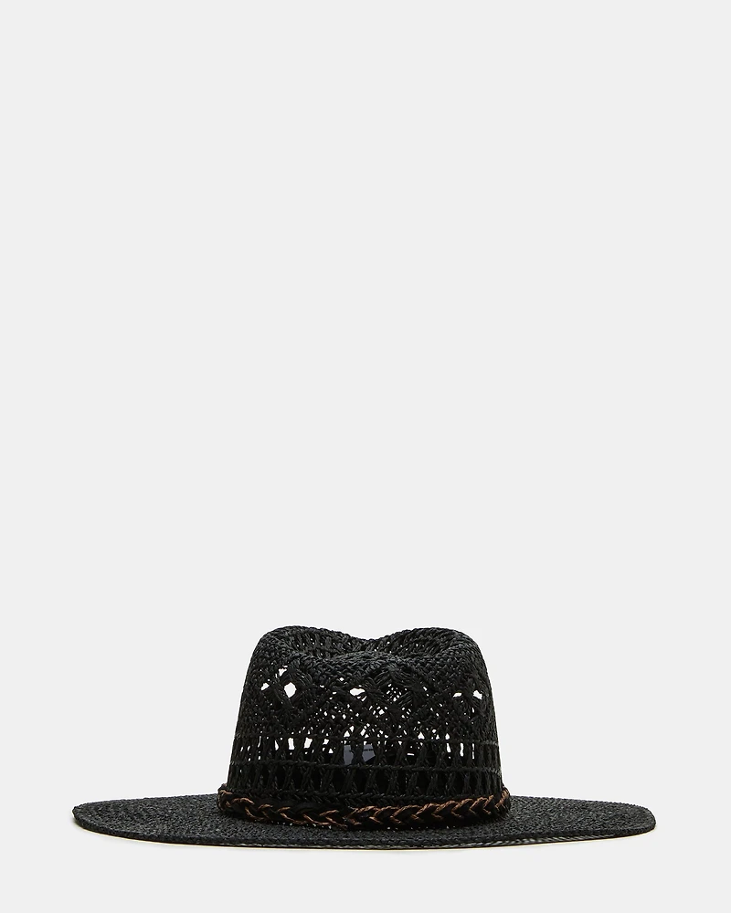 WESTERN PANAMA HAT BLACK