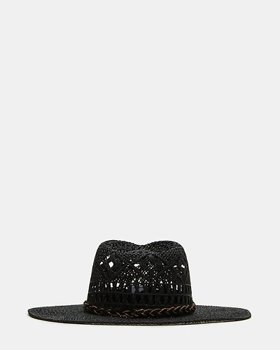 WESTERN PANAMA HAT BLACK