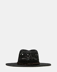 WESTERN PANAMA HAT BLACK