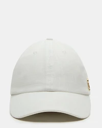 LINEN BASEBALL CAP CREAM