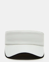 EMBROIDERED VISOR WHITE