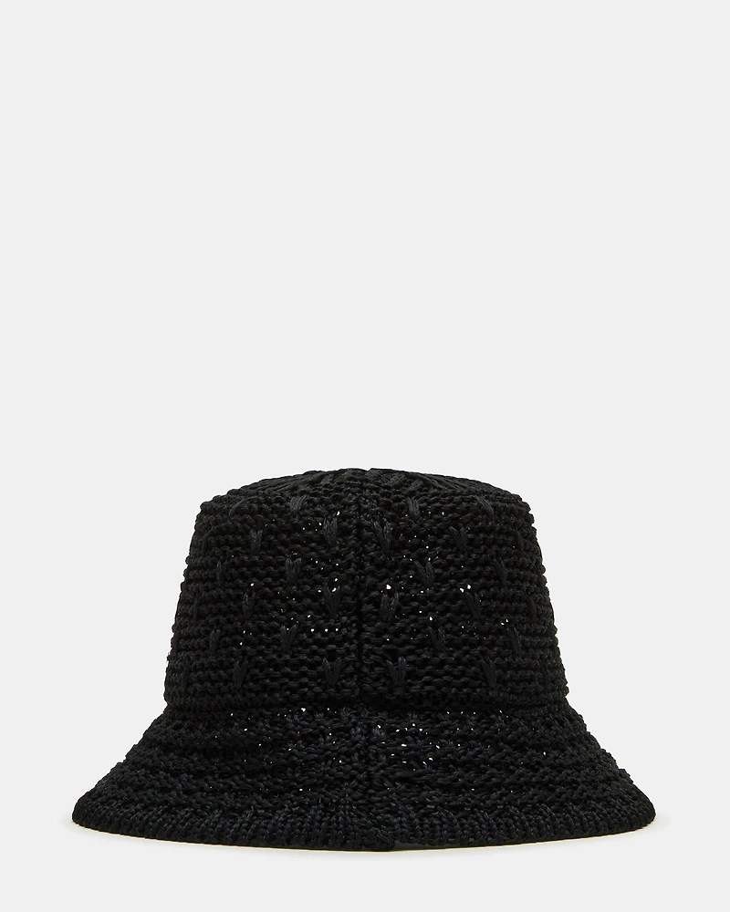 BREEZY STRAW HAT BLACK