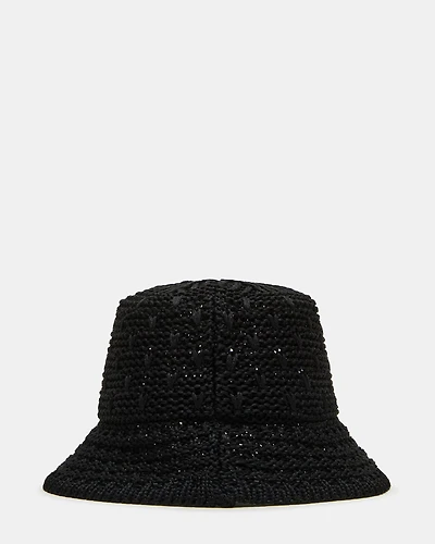 BREEZY STRAW HAT BLACK