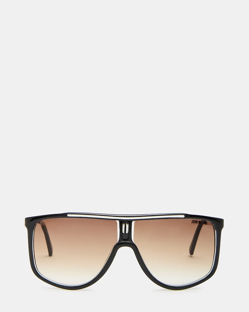 STEFFAN SUNGLASSES BLACK/WHITE