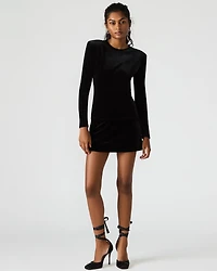 CINDI VELVET SKORT BLACK