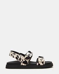 MONA BLACK COW PRINT