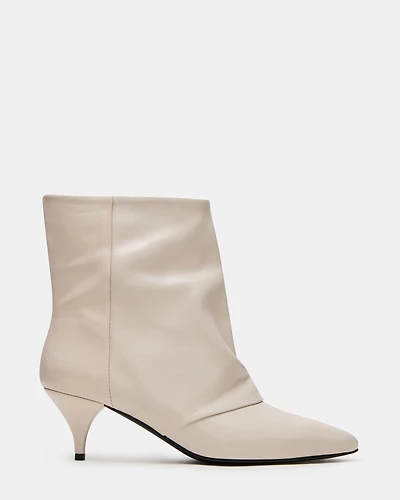 SHINER WHITE LEATHER