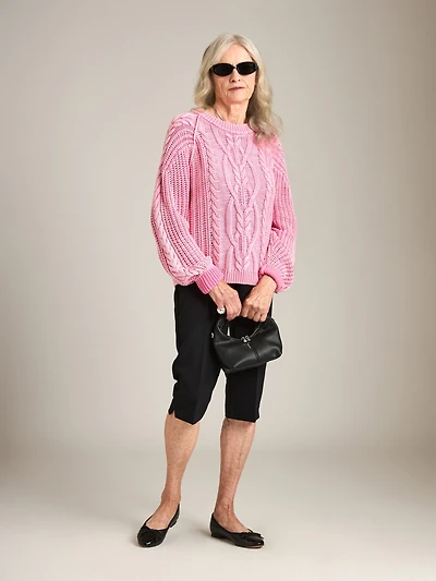 Frankie Cable Pullover Sweater