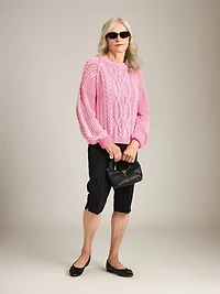 Frankie Cable Pullover Sweater