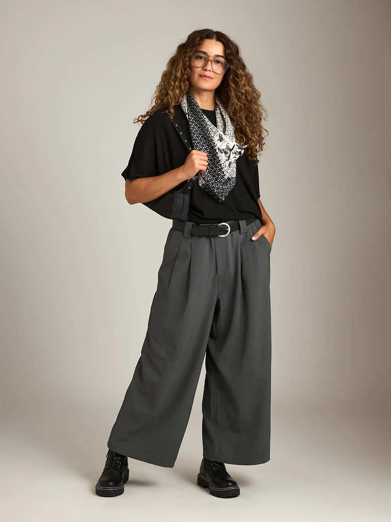 Seamed Cocoon Top
