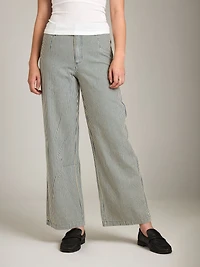 Wide Hem Stripe Pant
