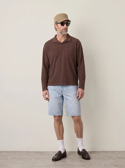 Vintage Terry Longsleeve Polo