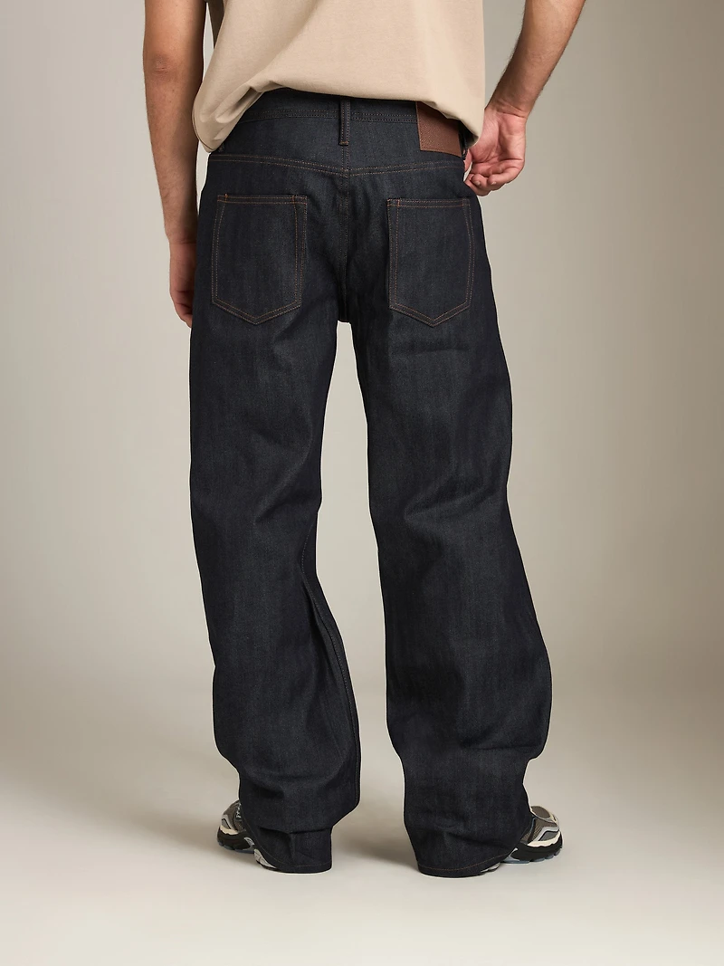 UB722 Wide Straight Stretch Selvedge - Blue