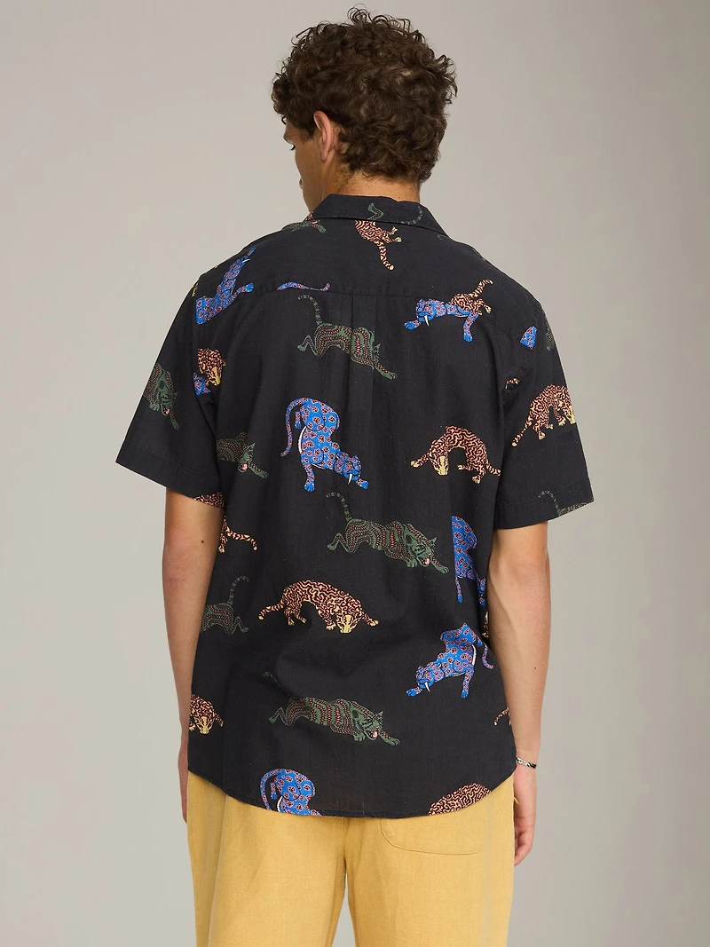 Big Cat Cuban Shirt