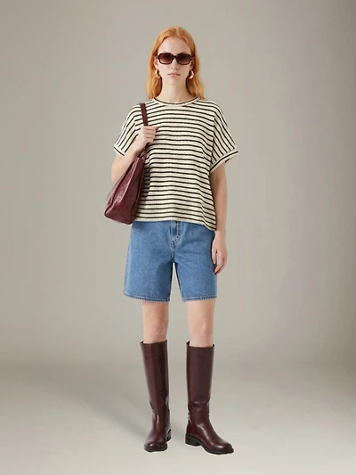 Striped Boxy Top