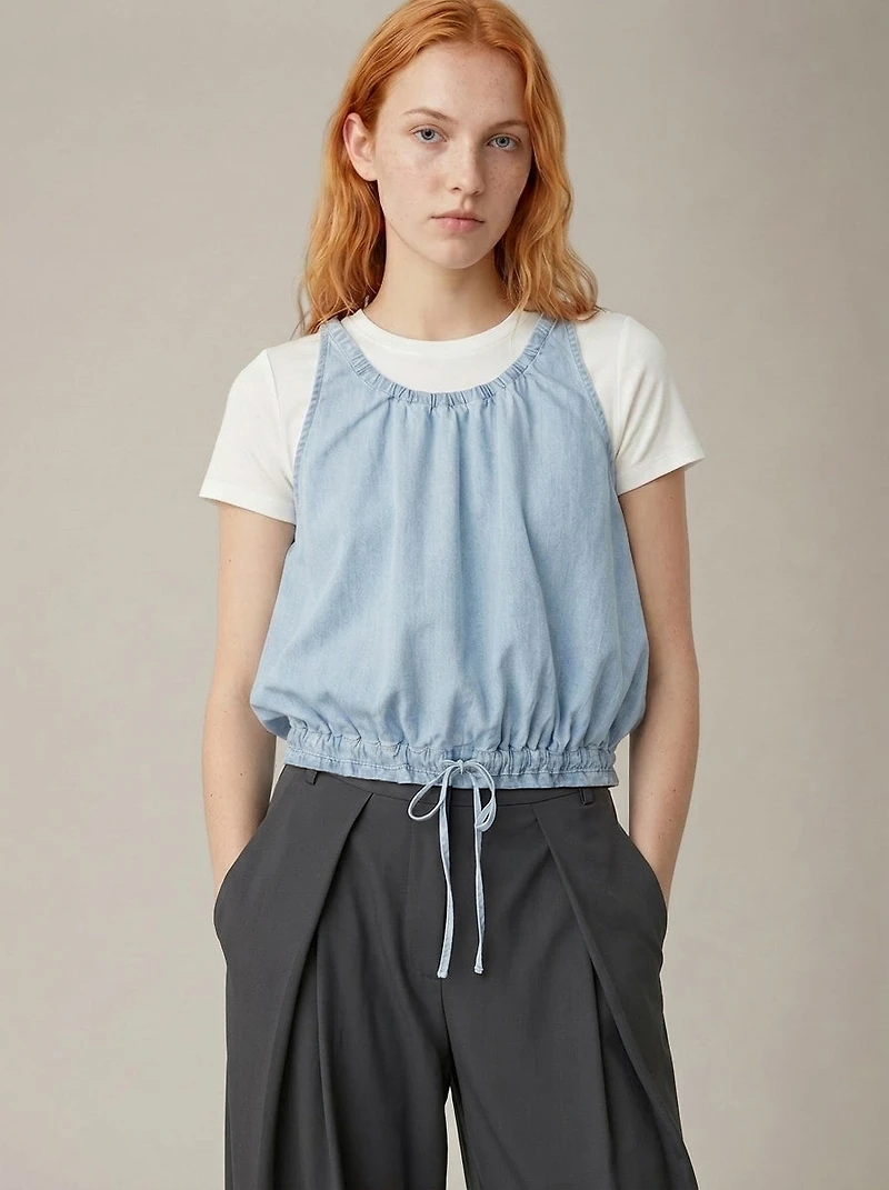 Karen Chambray Tank