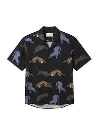 Big Cat Cuban Shirt