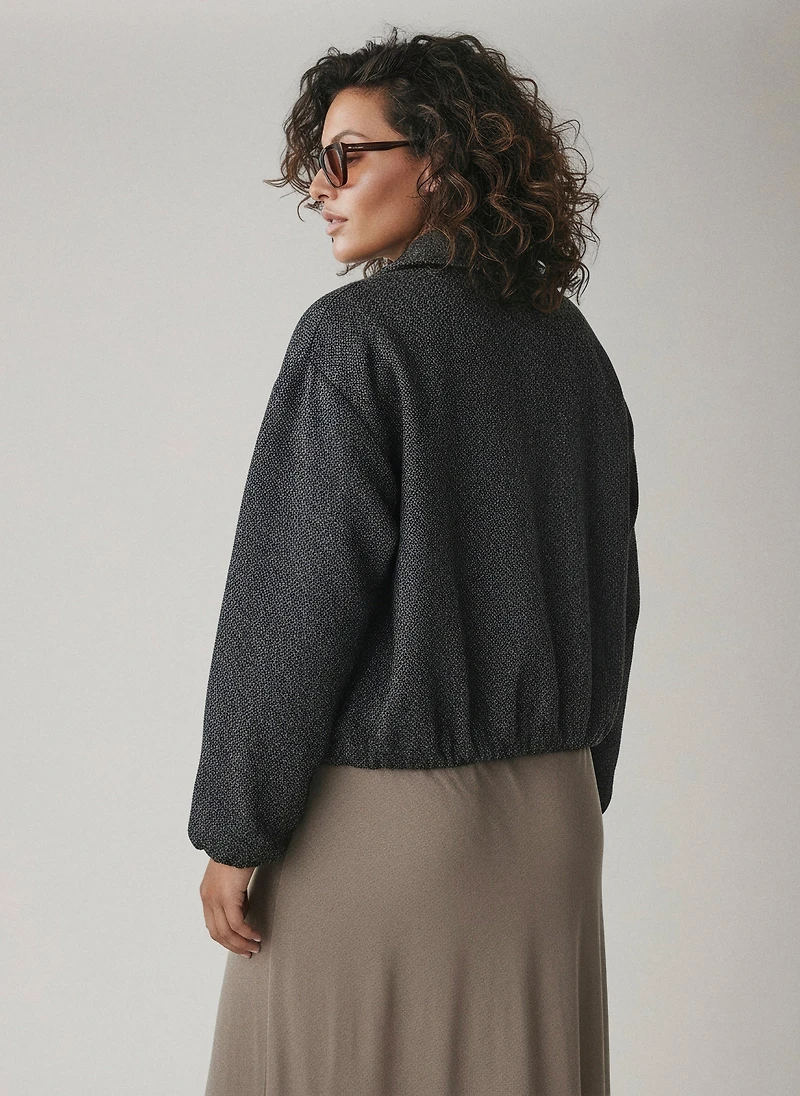 Alberte Herringbone Bomber