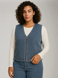 Cymric Stripe Reversible Vest