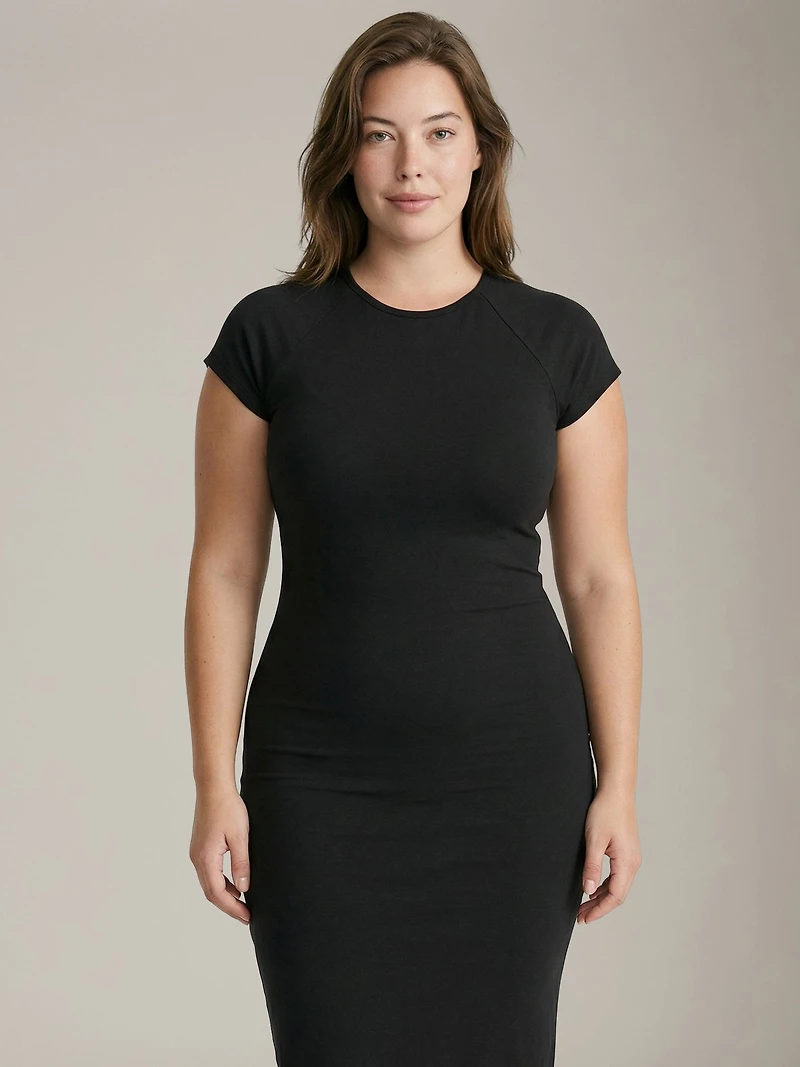 Star Raglan Midi Dress