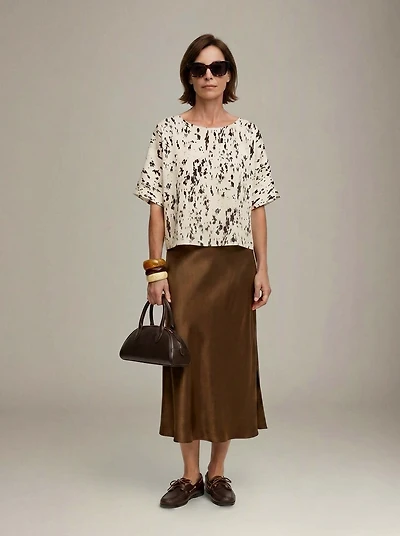 Andra Keyhole Blouse