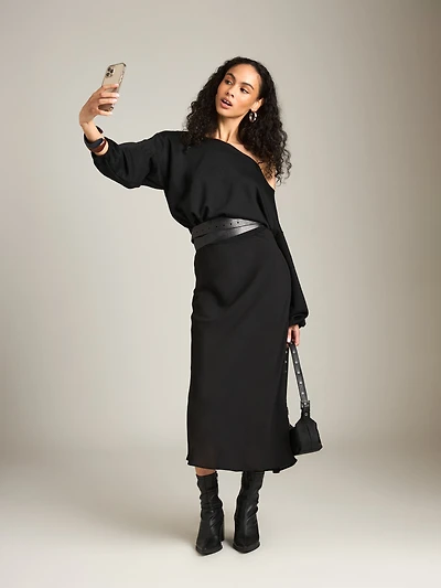 Scuba Off the Shoulder Top