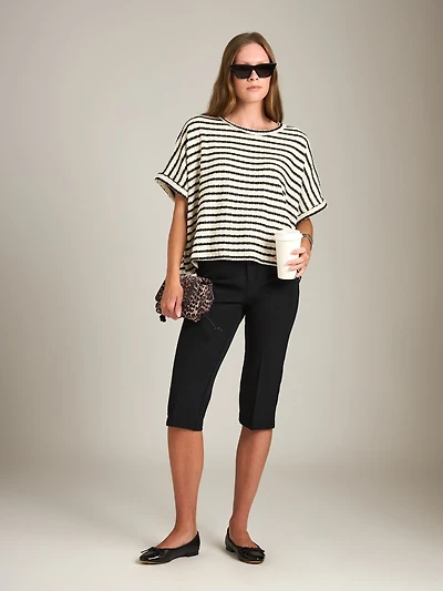 Stripe Boxy Top