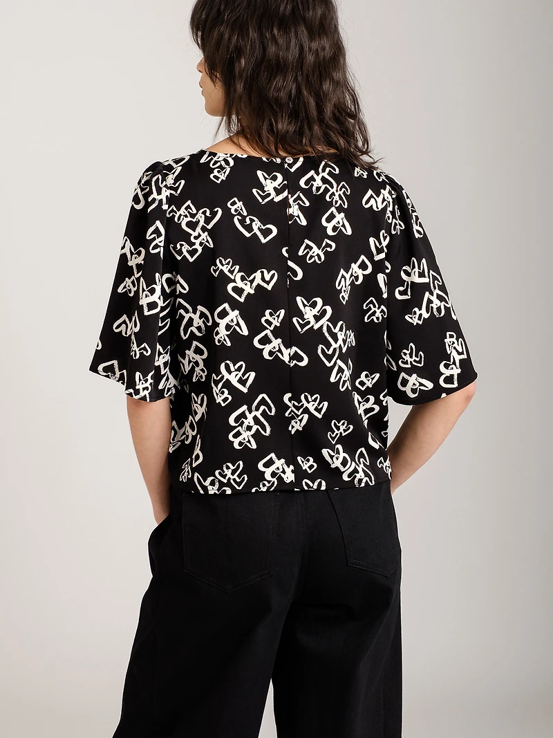 Printed Adair Blouse