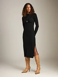 Blaire Fine Rib Longsleeve Dress