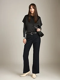 Joan Midrise Flare Trouser