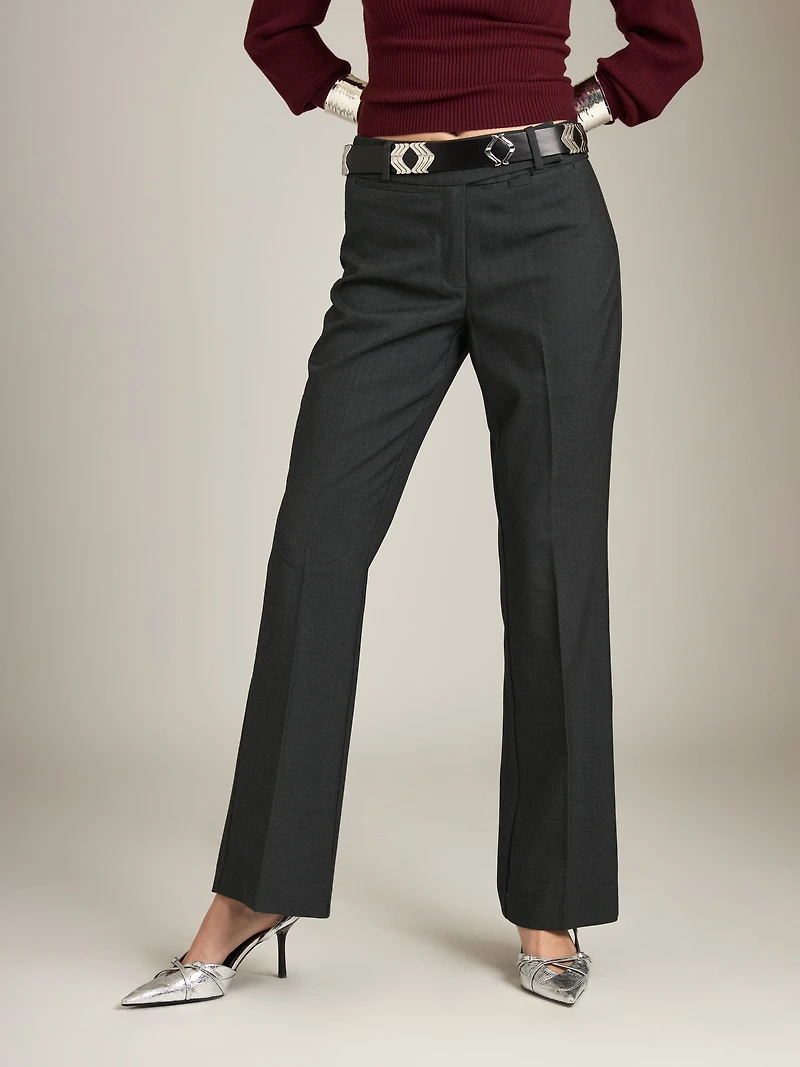 Joan Midrise Flare Trouser