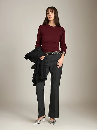 Joan Midrise Flare Trouser