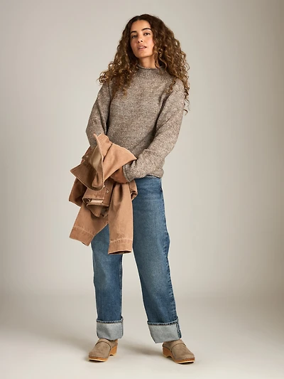 Speckled Mina Roll Neck Pullover Sweater