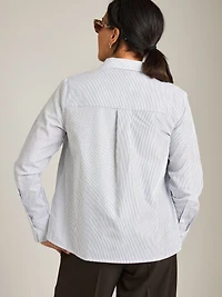 Minji Stripe Button Up Shirt