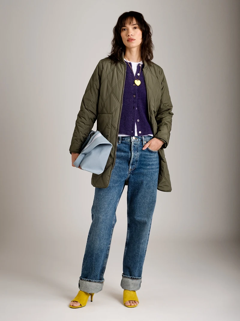 Jimmi Long Bomber Jacket