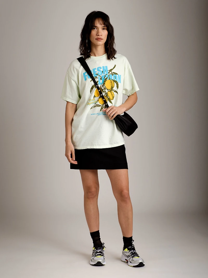 Fresh Lemons Oversized Tee