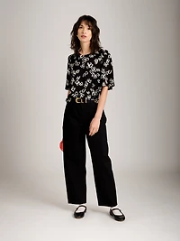 Julie Cropped Barrel Pant