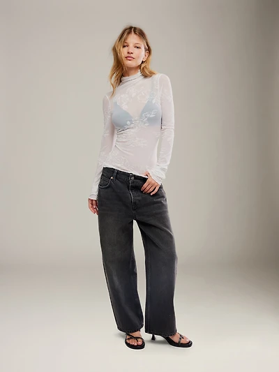 You Decide Mesh Longsleeve Top