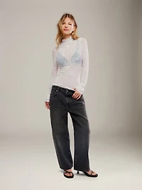 You Decide Mesh Longsleeve Top