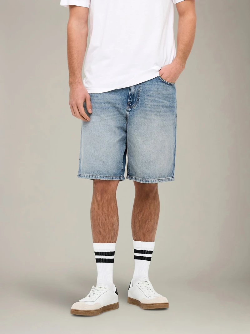 Fade Denim Shorts